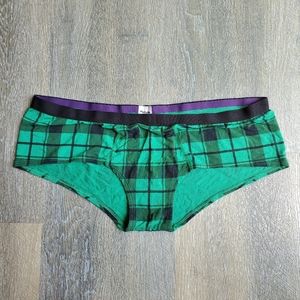 Me Undies Cheeky Brief - Fir Plaid